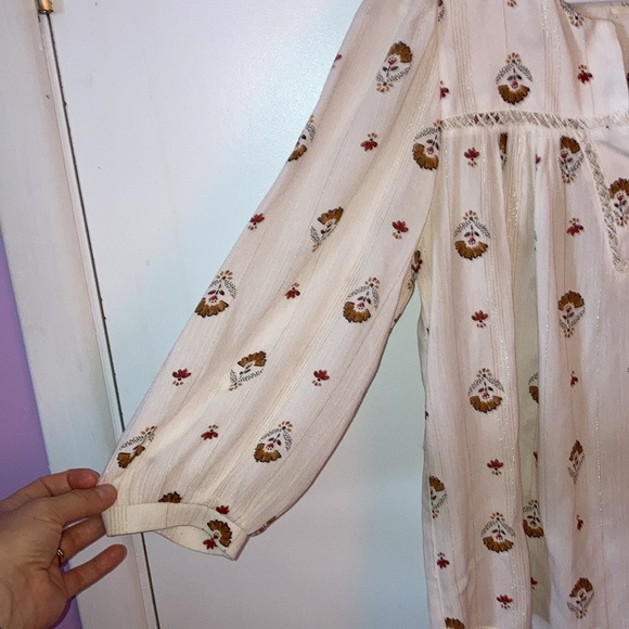 Louizon beige pattern blouse - Picture 4 of 6